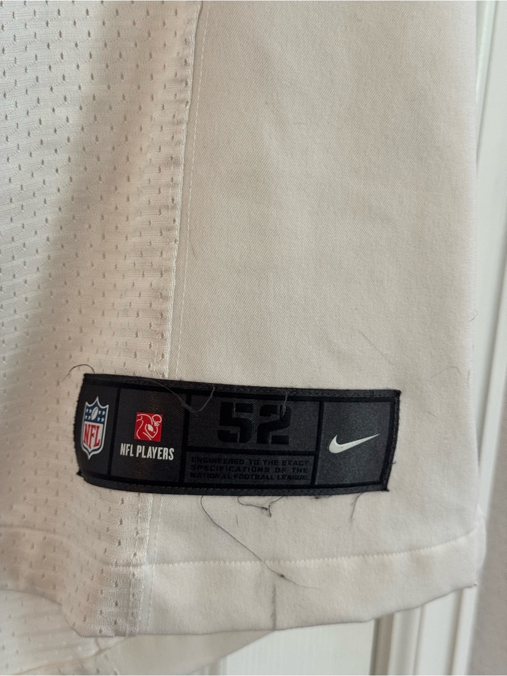 Chicago Bears Brian Urlacher Jersey XXL FLAW - Picture 3 of 7